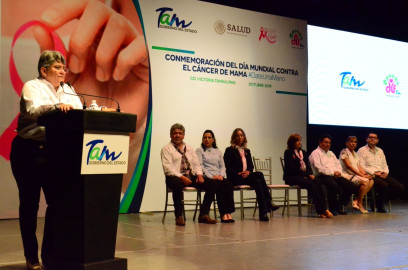Conmemora gobierno del estado el Día Mundial de la Lucha contra el Cáncer de Mama