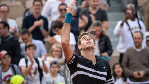 Juan Martín Del Potro avanza a octavos de final en Abierto de Francia