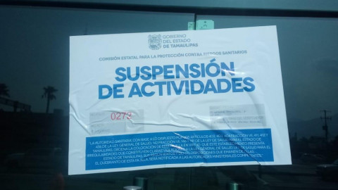 Clausura COEPRIS 4 establecimientos que no atendieron recomendaciones por COVID-19