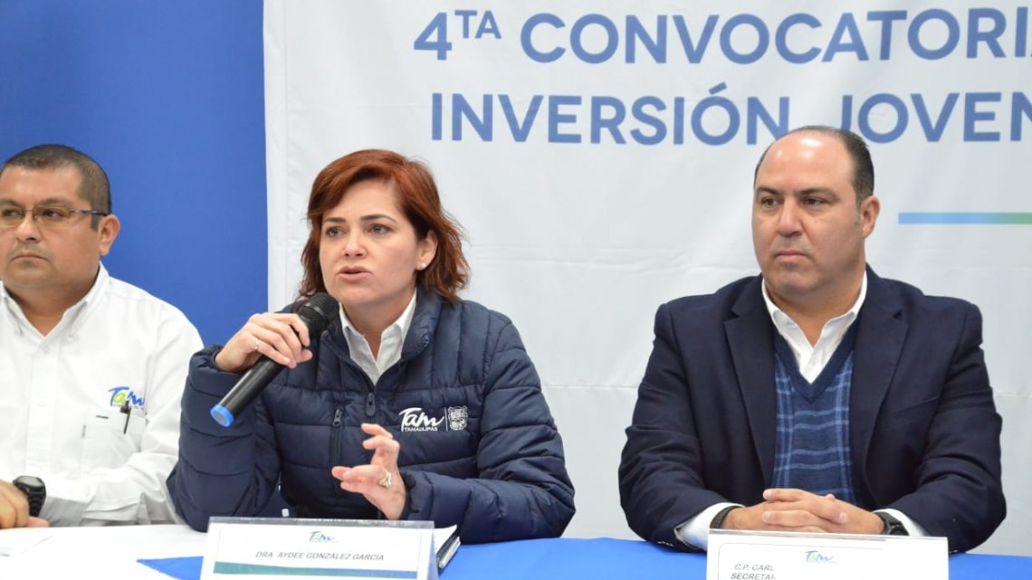 Lanzan convocatoria de “Inversión Joven” en Tamaulipas