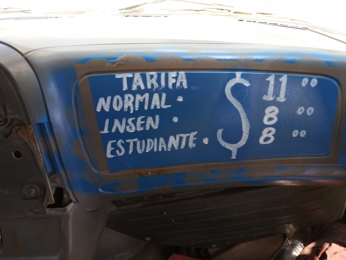 Inconformidad por aumento del pasaje en el transporte público