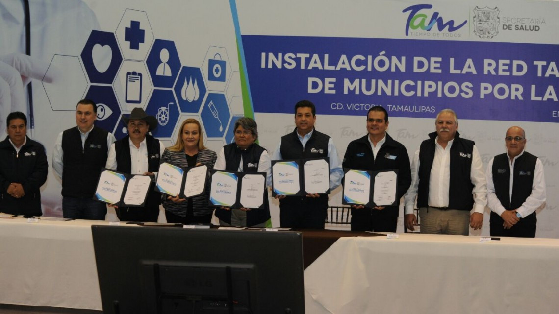 Se instala Red Tamaulipeca de Municipios por la Salud