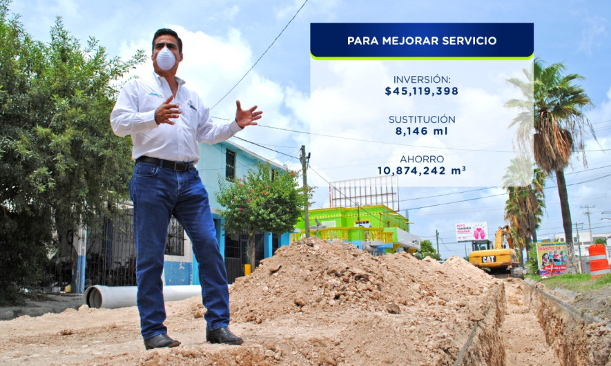 Revela COMAPA que actualmente se pierden más de 10 millones de metros cúbicos por daños en la red