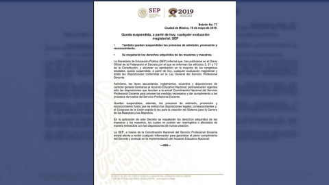 Evaluarán a maestros