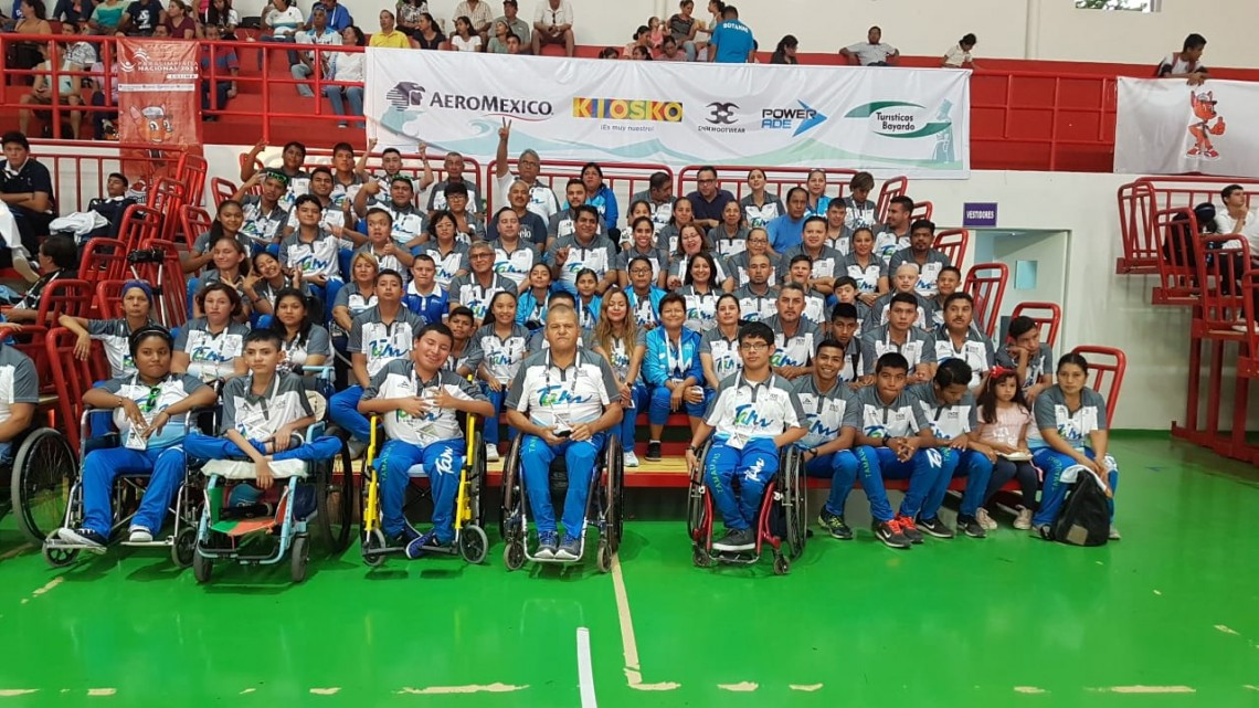 Brillan tamaulipecos en inicio de Paralimpiada Nacional 2019