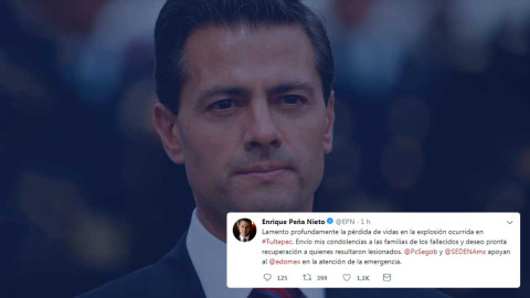 EPN lamenta muertes tras explosión de Tultepec