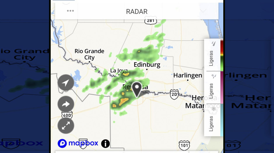 Arribó a Reynosa frente frío con lluvias y bajas temperaturas 