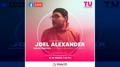 Invita IMJUVE a conferencia gratuita sobre diseño gráfico en Nuevo Laredo