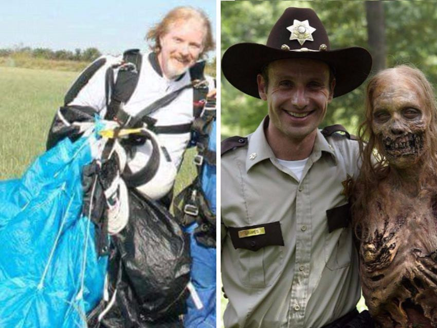 Narrador de “The Walking Dead” muere en salto de paracaídas 