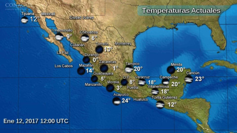 Prevalecen las lluvias y el frío en gran parte del país