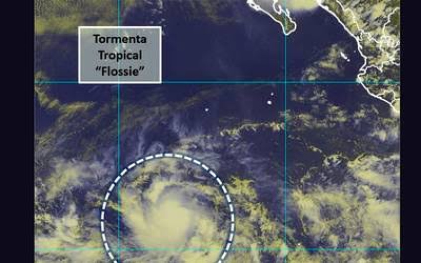 Tormenta tropical Flossie se aleja de las costas nacionales