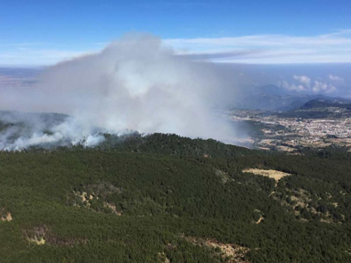 Incendio forestal en Veracruz, controlado en un 85 por ciento