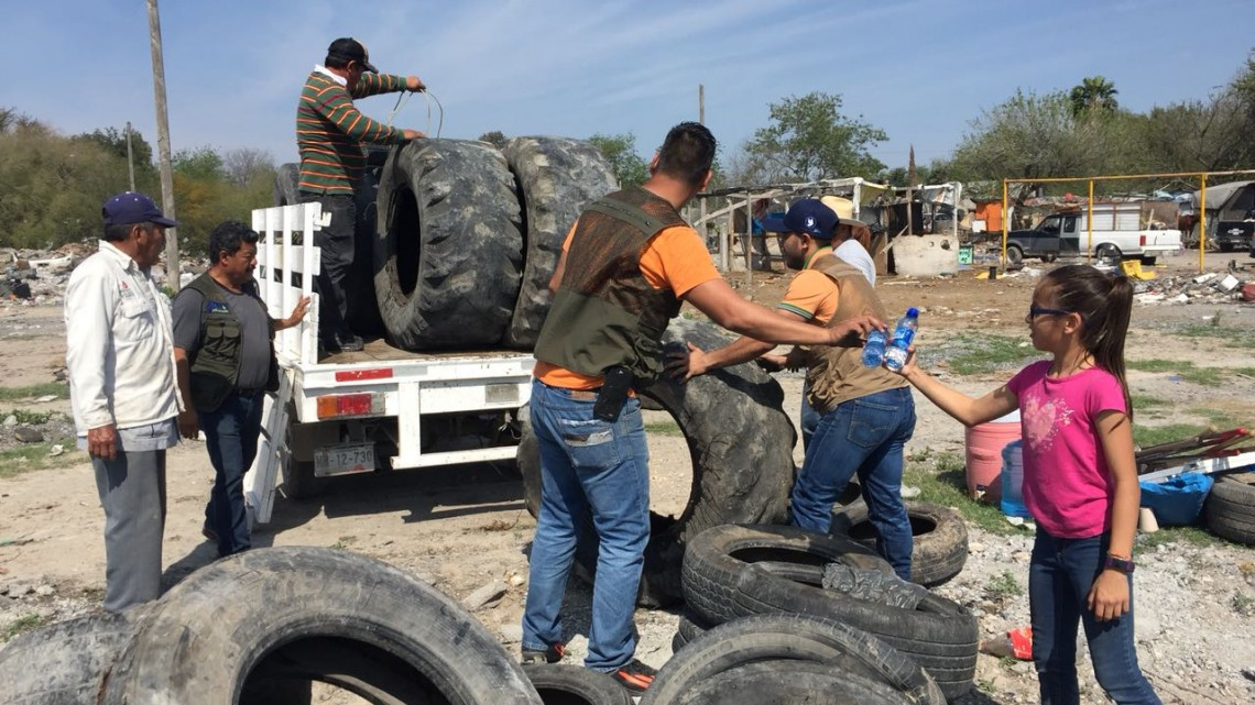 Realizan saneamiento de predio 
