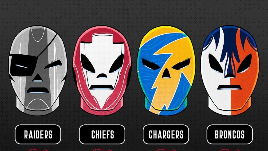 NFL México celebra el mes patrio con máscaras de luchadores