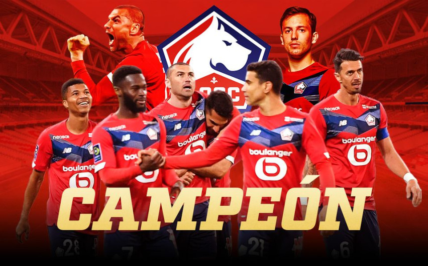 ¡De infarto! Tras 10 años, Lille es campeón de Francia