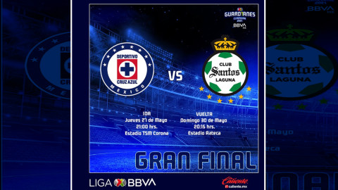 Listos los horarios de la Final entre Cruz Azul y Santos