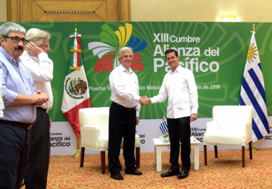 EPN se reune con presidentes de Chile, Uruguay y Brasil