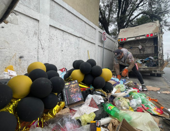 Recolección de basura se intensifica tras Año Nuevo