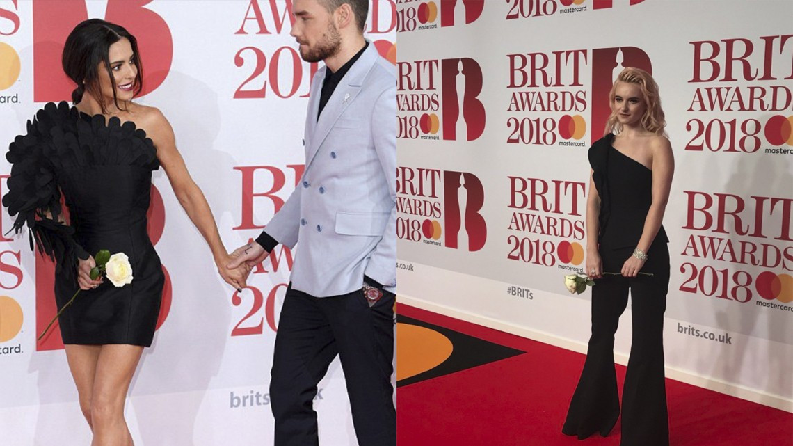 Time's Up llega con rosas blancas a los BRITs