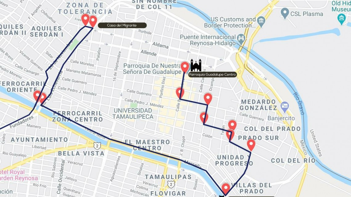 Obispo de Matamoros bendecirá Reynosa desde los cielos