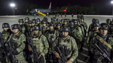 Llegan a Culiacán 230 elementos de la Sedena