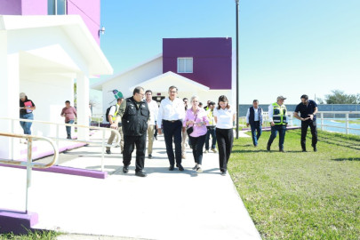 Supervisan Américo y María, sitio adecuado para albergar migrantes deportados