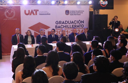 Gradúa la UAT a 270 egresados del bachillerato en Valle Hermoso  