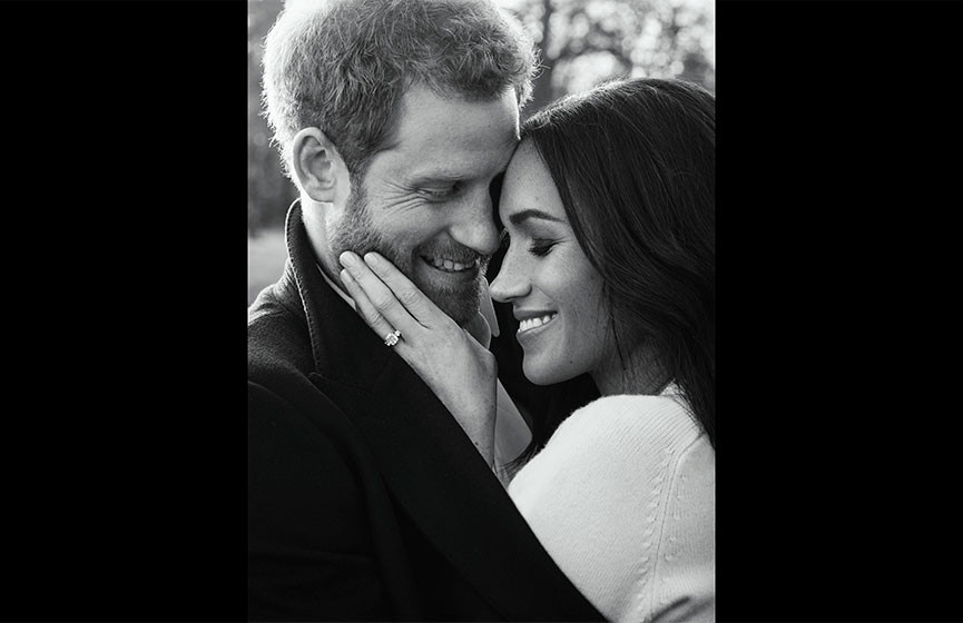 Difunden románticas fotografías del Príncipe Harry y Meghan Markle