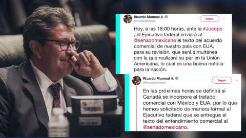 Gobierno entregará hoy al Senado texto de acuerdo comercial con EU: Monreal