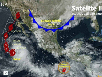 “Rosa” podría tocar CB por la tarde noche de este lunes