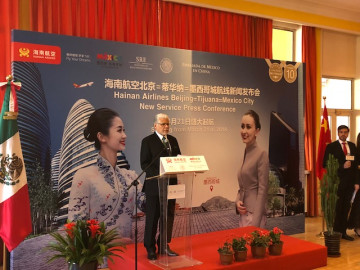 Habilitarán vuelos directos desde China a México 