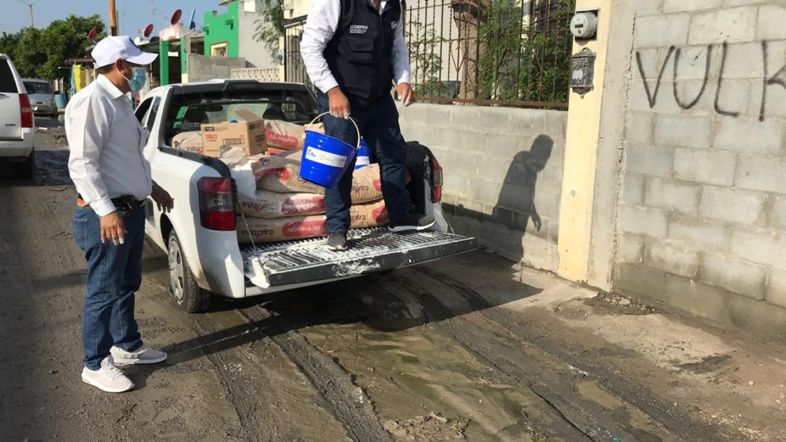 Continúa atención a familias de Reynosa tras inundaciones