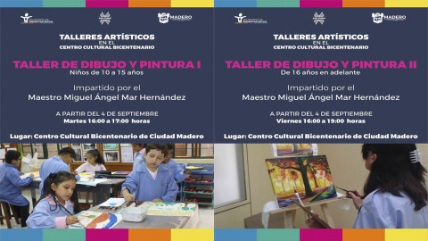 Centro Cultural abre taller de dibujo y pintura