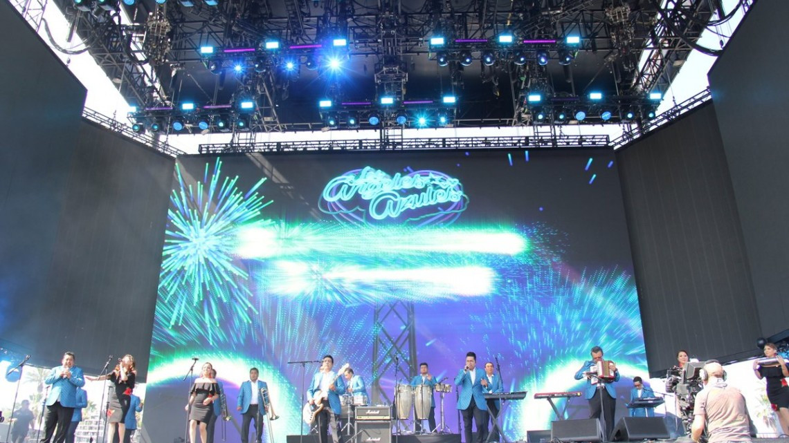 Los Ángeles Azules pusieron sabor a Coachella