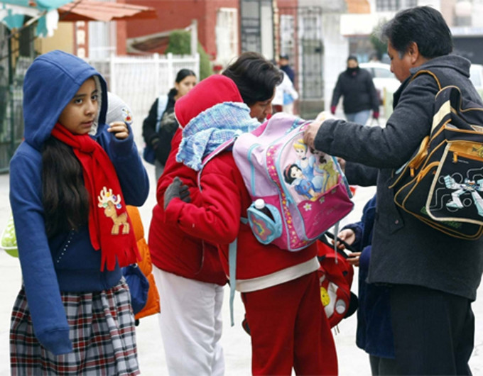 Se suspenderán las  clases a 0 grados: SET 