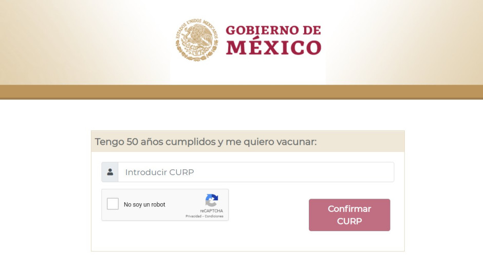 Sin fallas, más de 2 millones de adultos de 50 a 59 años se registran para vacuna
