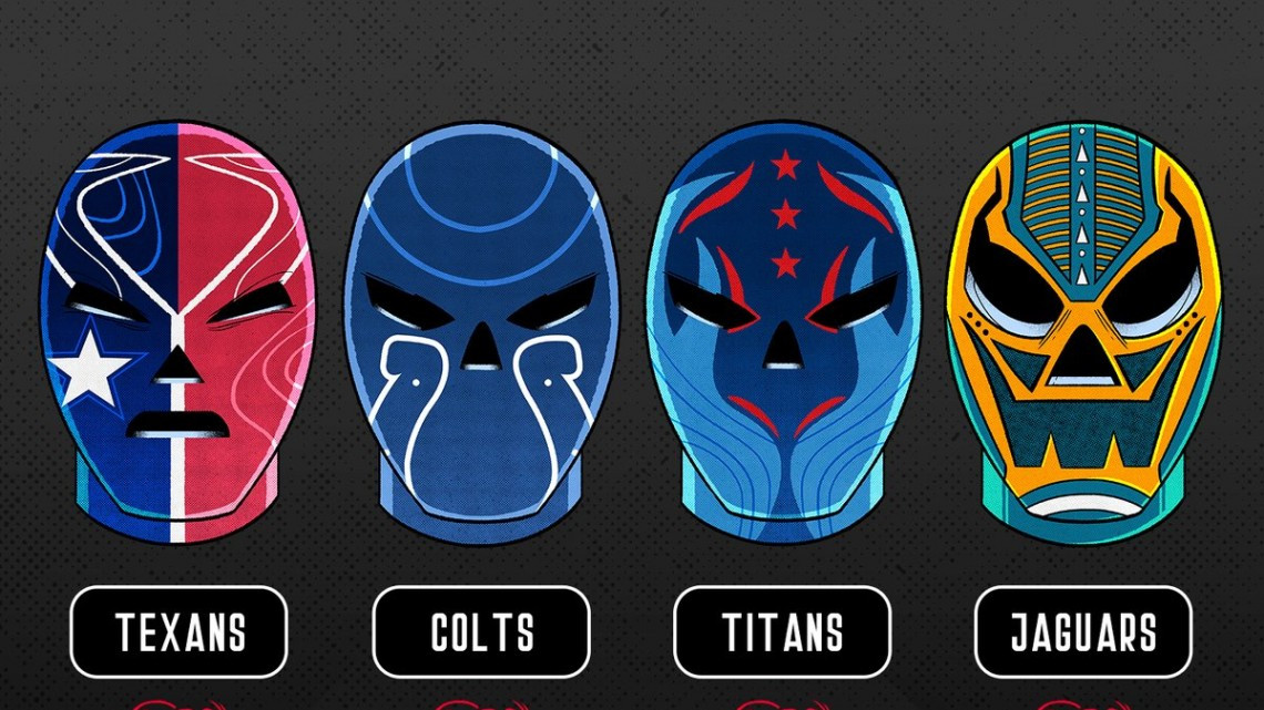 NFL México celebra el mes patrio con máscaras de luchadores