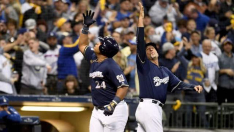 Cerveceros vence 6-5 a Dodgers y toma ventaja título Liga Nacional