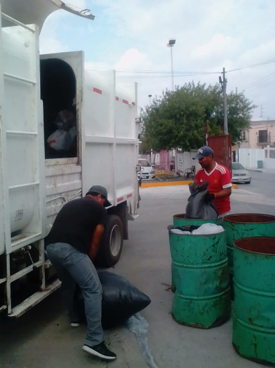 Martes de recolección de basura en colonias del Sector Sur
