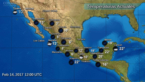 Prevén ambiente frío en el norte del país