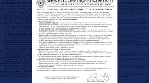 Condado de Hidalgo registra este fin de semana más de 1000 casos nuevos y 17 muertes por COVID-19