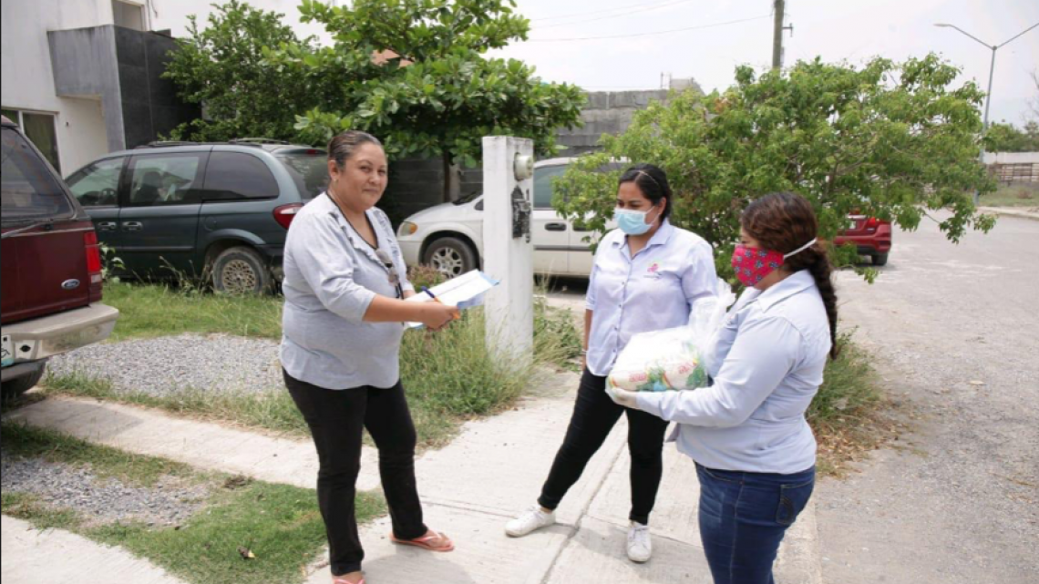  Ante pandemia, DIF Tamaulipas contribuye a la alimentación de familias de la entidad