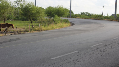 Alcalde Daniel Torres, entrega la reparación de la curva 22 