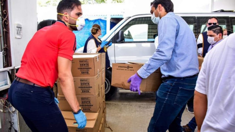 Voluntariado DIF Reynosa apoya con alimentos y productos de limpieza al albergue Senda de Vida