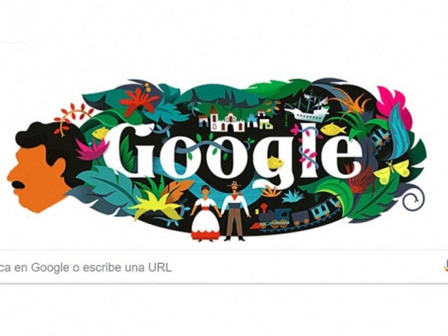 Google rinde homenaje a García Márquez