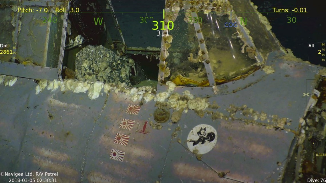 Hallan un portaaviones, hundido en la II Guerra Mundial