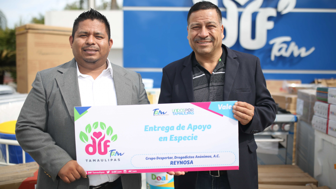 Organizaciones sociales de Tamaulipas reciben equipamiento y apoyos del DIF Estatal