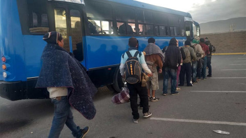 Inicia caravana migrante camino hacia Piedras Negras