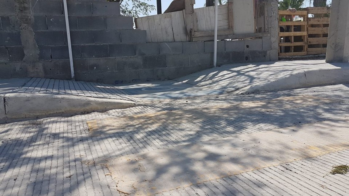 Obra de pavimentación en Calle Ribera Verde