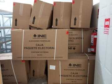Llega al INE Matamoros material para 581 casillas electorales